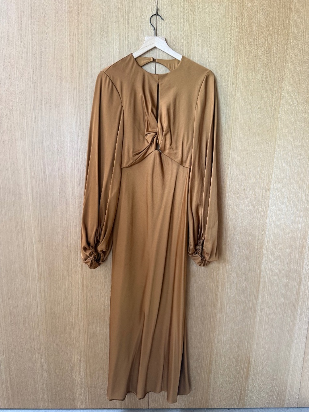 Significant Other Demi Balloon Sleeve Dress Significant in Copper Size US 6